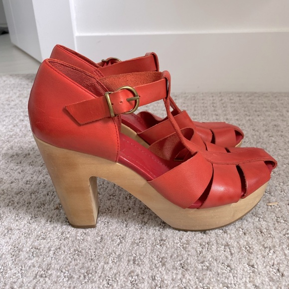 Madewell leather clogs, size 7 - Picture 1 of 6